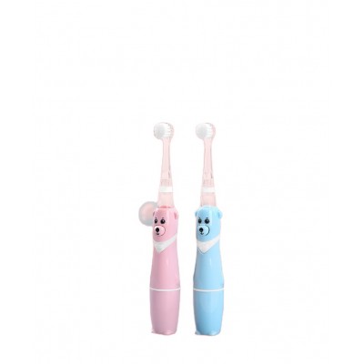 Electric  Acoustic Wave Wobble Toothbrush for Kids Silicone Waterproof Pink  blue Soft  Wireless Private ID